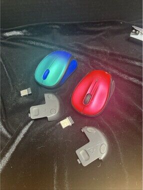 lot of 2 logitech wireless mouse
